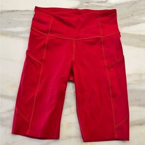 Women’s Lululemon Fast and Free high rise shorts size 4